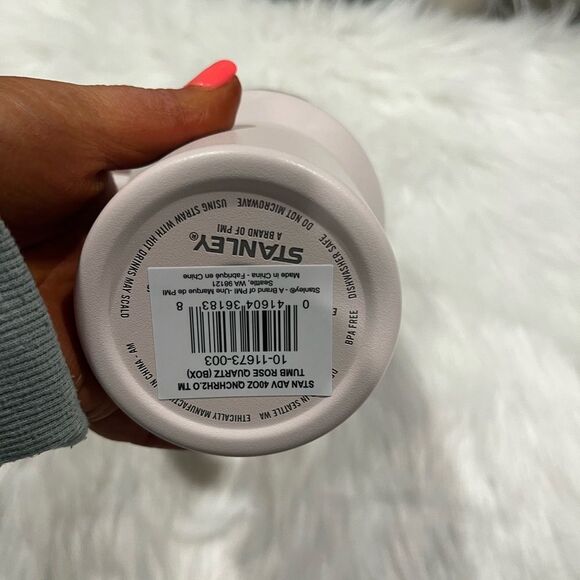 NWT Stanley Flowstate Adventure Quencher H2.0 Travel Tumbler 40 Oz Rose Quartz - Picture 6 of 8